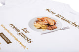 Q CUMBERS (キューカンバース) BRUNCHES SHORT SLEEVE T-SHIRT / Egg scramble