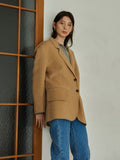 TMO BY 13MONTH（ティーエムオーバイサーティンマンス）V2 HANDMADE WOOL JACKET (CAMEL)