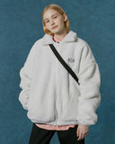 NCOVER（エンカバー）ORIGINAL EMBROIDERY FLEECE JACKET-IVORY