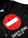 FM91.02 (エフエム91.02)　NO ENTRY HOODY black