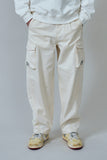 オーワイ(OY) TWIST CARGO PANTS-IVORY