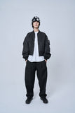 オーワイ(OY) PATCH LOGO BOMBER JACKET-BLACK