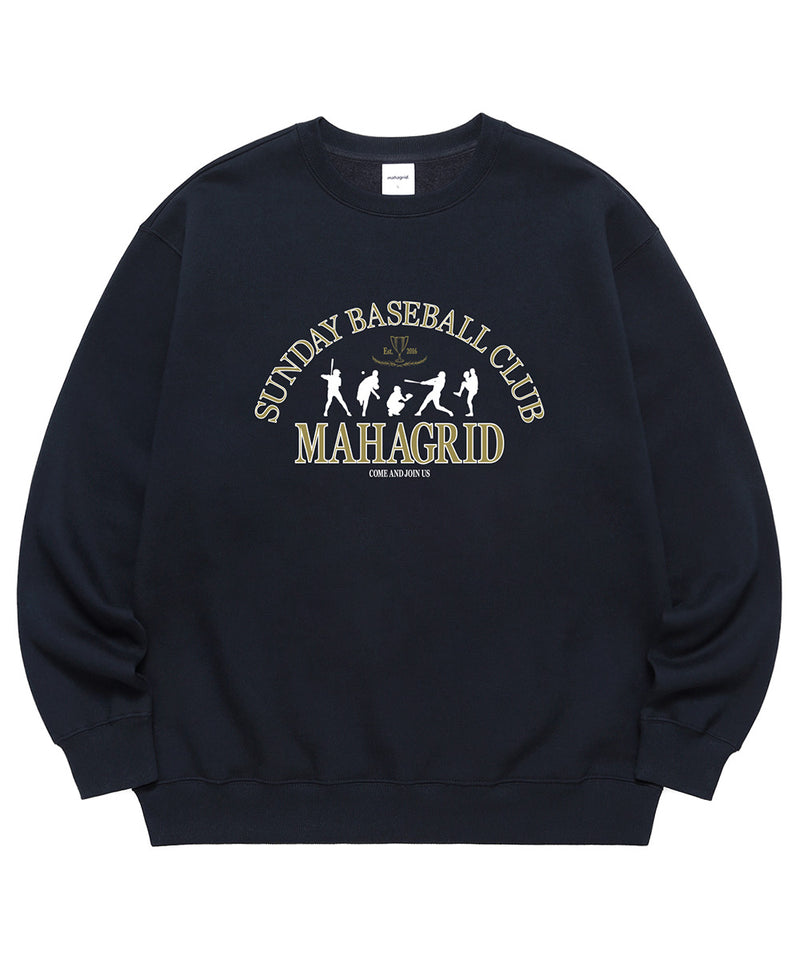 mahagrid (マハグリッド) SBC PLAYERS SWEATSHIRT [NAVY]