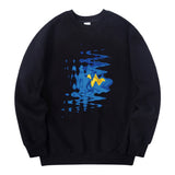 RADINEO (ラディネオ)　Wave Flower Sweatshirt Black