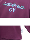 オーワイ(OY) VINE MELTING LOGO LONG SLEEVE-BURGUNDY