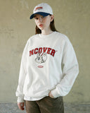 NCOVER（エンカバー）TOBY FACE ARCH LOGO SWEATSHIRT-WHITE