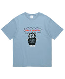 mahagrid (マハグリッド)  MONKEY BUSINESS TEE [LIGHT BLUE]