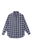 GRAFFITIONMIND(グラフィティオンマインド)          EMBROIDERED LOGO CHECKED FLANNEL SHIRTS