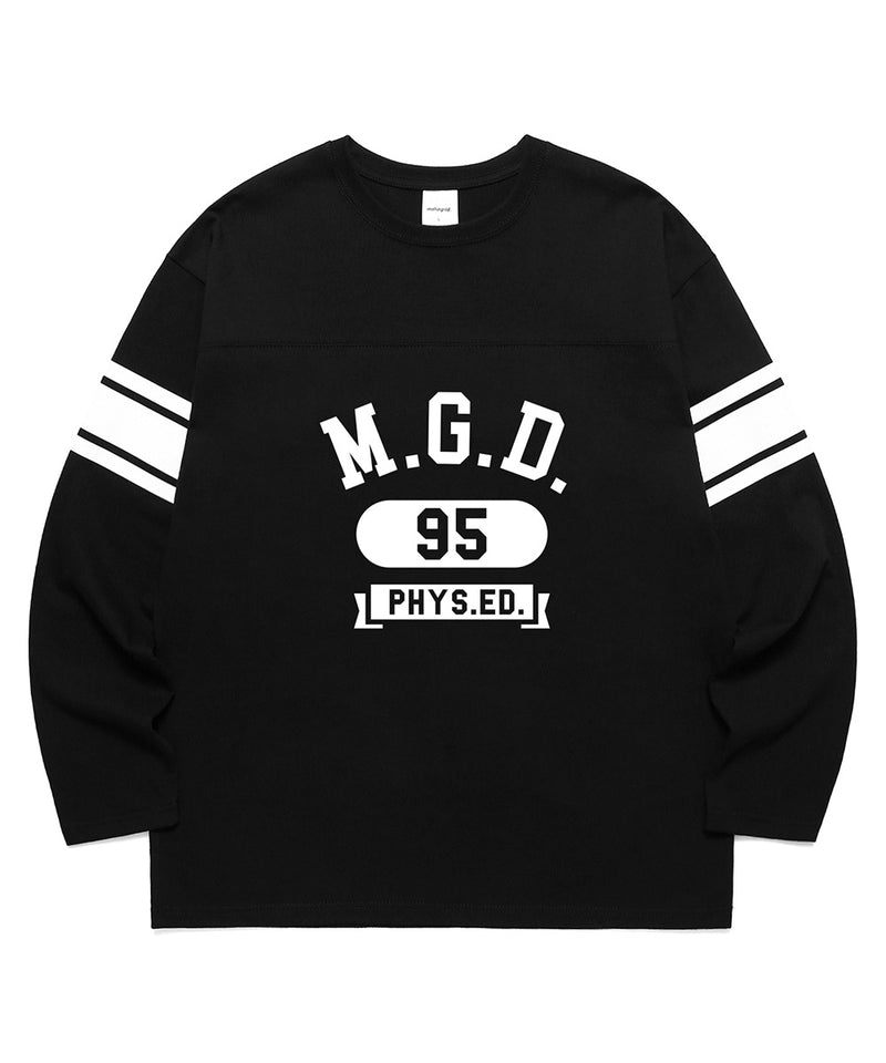 mahagrid (マハグリッド) RUGBY LS TEE [BLACK]