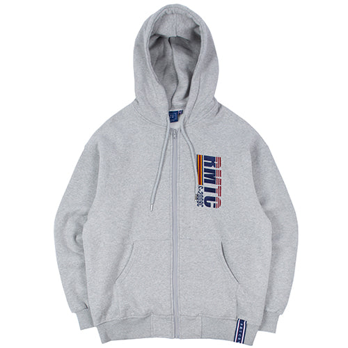 ロマンティッククラウン(ROMANTIC CROWN) RMTC LOGO HOOD ZIP UP_GREY