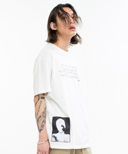 VLDS (ブラディス)  Underdog club patch T-shirt white