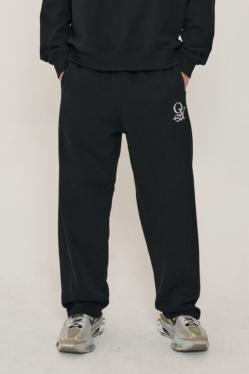 オーワイ(OY)   TWIST LINE PANTS-BLACK