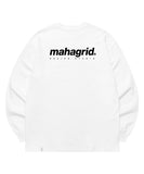 mahagrid (マハグリッド) ORIGIN LOGO LS TEE [WHITE]