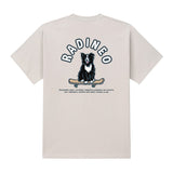 RADINEO (ラディネオ)　Skateboard collie beige short-sleeved T-shirt