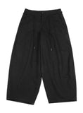 アジョバイアジョ(AJOBYAJO)  Oversized Cotton Nylon Pants [Black]