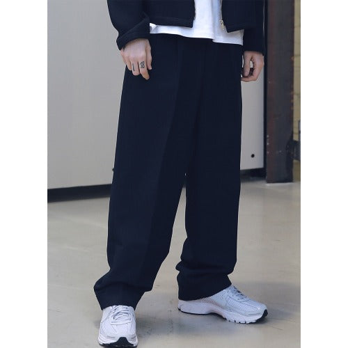 メスノウン(MASSNOUN) TURN-UP HIGHWAIST WIDE SLACKS MSNTT001-NV