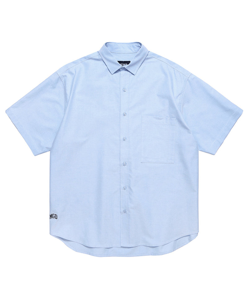 mahagrid (マハグリッド) MGD LOGO HALF SLEEVE SHIRT [SKYBLUE]