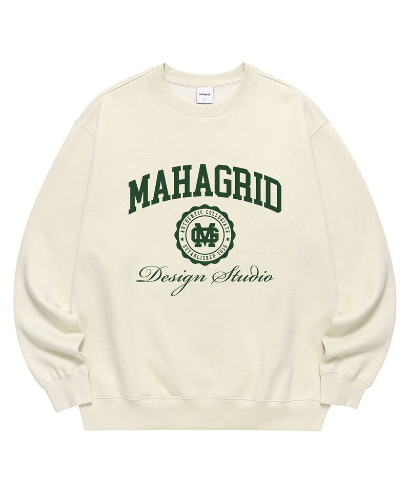 mahagrid (マハグリッド) AUTHENTIC SWEATSHIRT [CREAM]