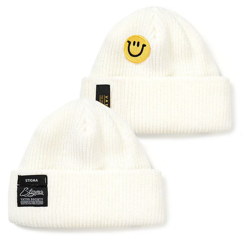 STIGMA(スティグマ)  21 SMILE SHORT BEANIE IVORY