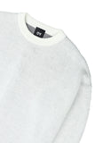 オーワイ(OY) BACK LOGO ZIPPER KNIT-WHITE