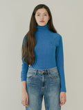 TMO BY 13MONTH（ティーエムオーバイサーティンマンス）TURTLE NECK TOP (BLUE)