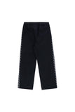 オーワイ(OY) WAVE LINE LOGO PANTS-BLACK