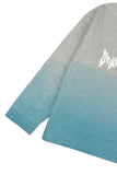 オーワイ(OY) GRADATION LOGO POCKET LONG SLEEVE-GREY