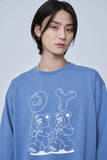 オーワイ(OY) TWIN ODOLLY LONG SLEEVE-PAUL BLUE