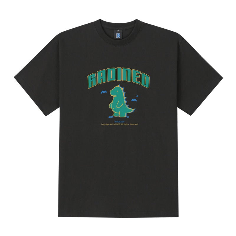 RADINEO (ラディネオ)　 Dino's black short-sleeved T-shirt