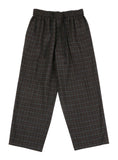 アジョバイアジョ(AJOBYAJO)  Check Oversized Trousers [Black Check]