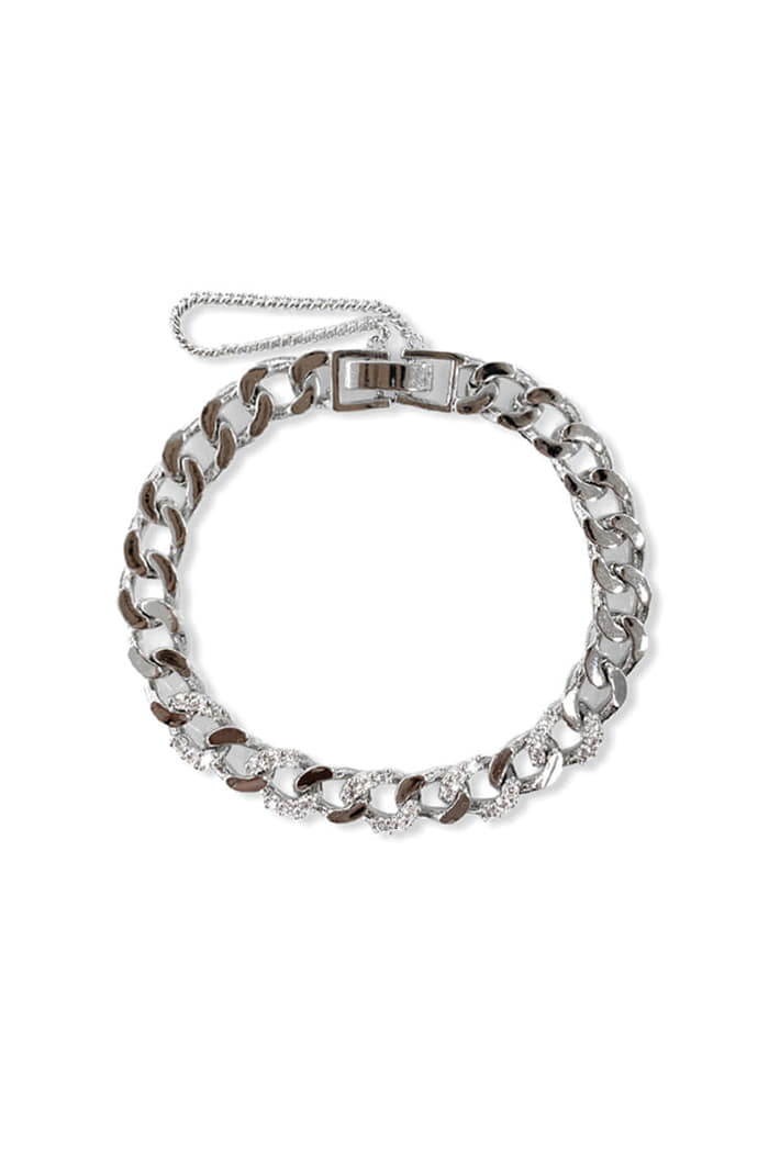 BLACKPURPLE (ブラックパープル)  LE BELLANG CHAIN BRACELET