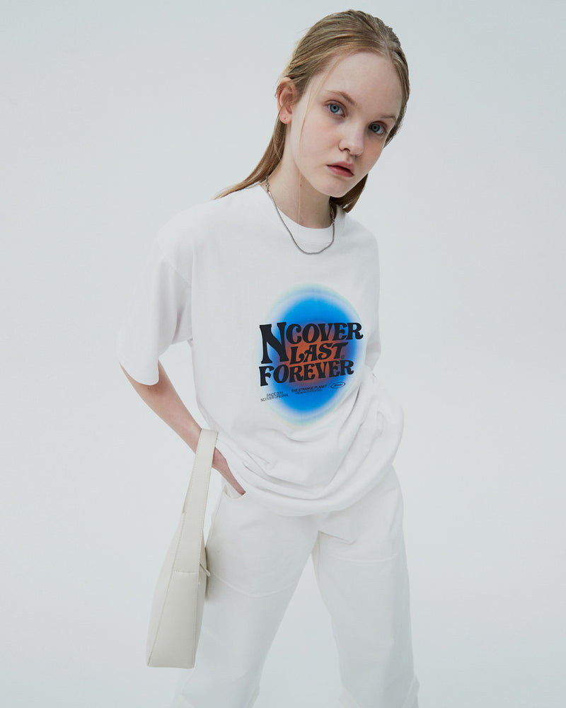 NCOVER（エンカバー）LAST FOREVER GRADATION TSHIRT-BLUE