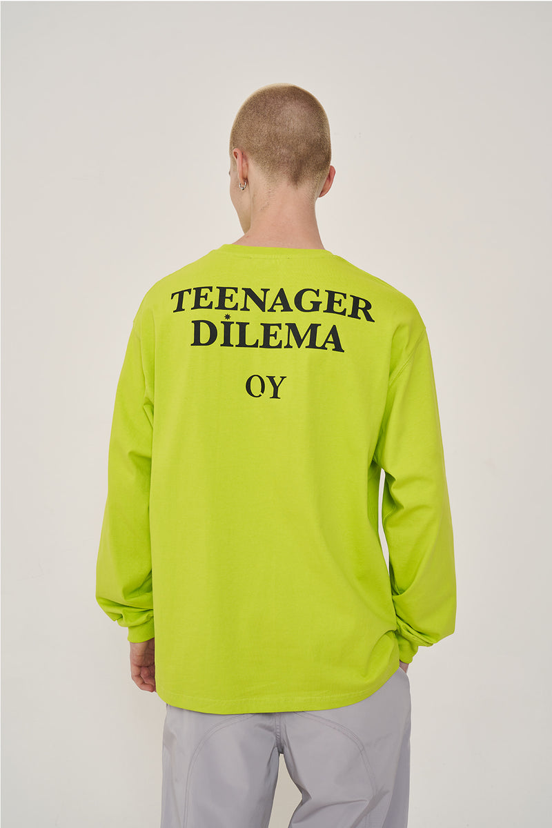 オーワイ(OY) THEME LOGO T-NEON GREEN