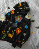 MYDEEPBLUEMEMORIES(マイディープブルーメモリーズ)      MM twelve flower hoodie