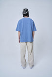 オーワイ(OY) WAVE LOGO T-PAUL BLUE