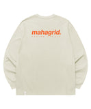 mahagrid (マハグリッド) ORIGIN LOGO LS TEE [GREY]