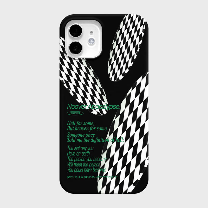 NCOVER（エンカバー） THREE CHECKER TEXT-BLACK(HARD)