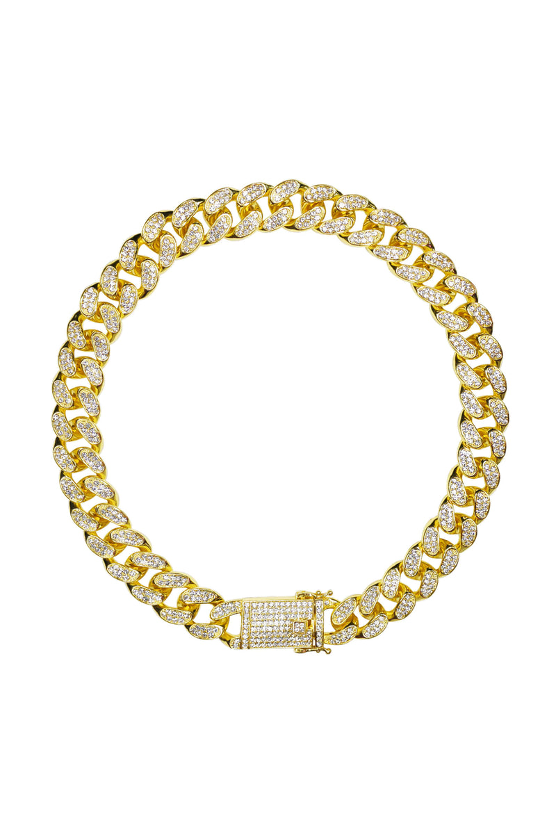 BLACKPURPLE (ブラックパープル) Braham Cuban Chain Necklace