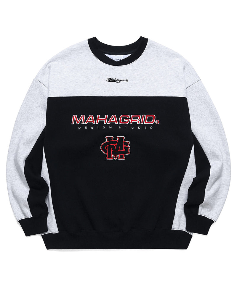 mahagrid (マハグリッド) LEAGUE PLAYER SWEATSHIRT [BLACK]