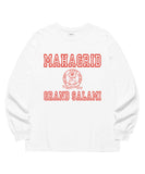 mahagrid (マハグリッド)  JIMMY LS TEE [WHITE]