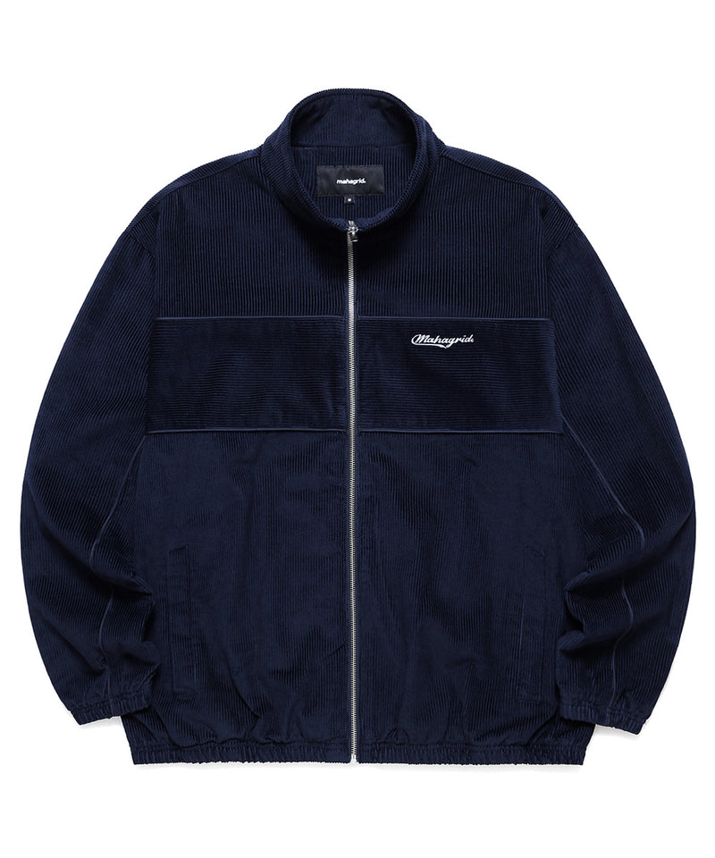 mahagrid (マハグリッド) CORDUROY TRACK JACKET [NAVY]