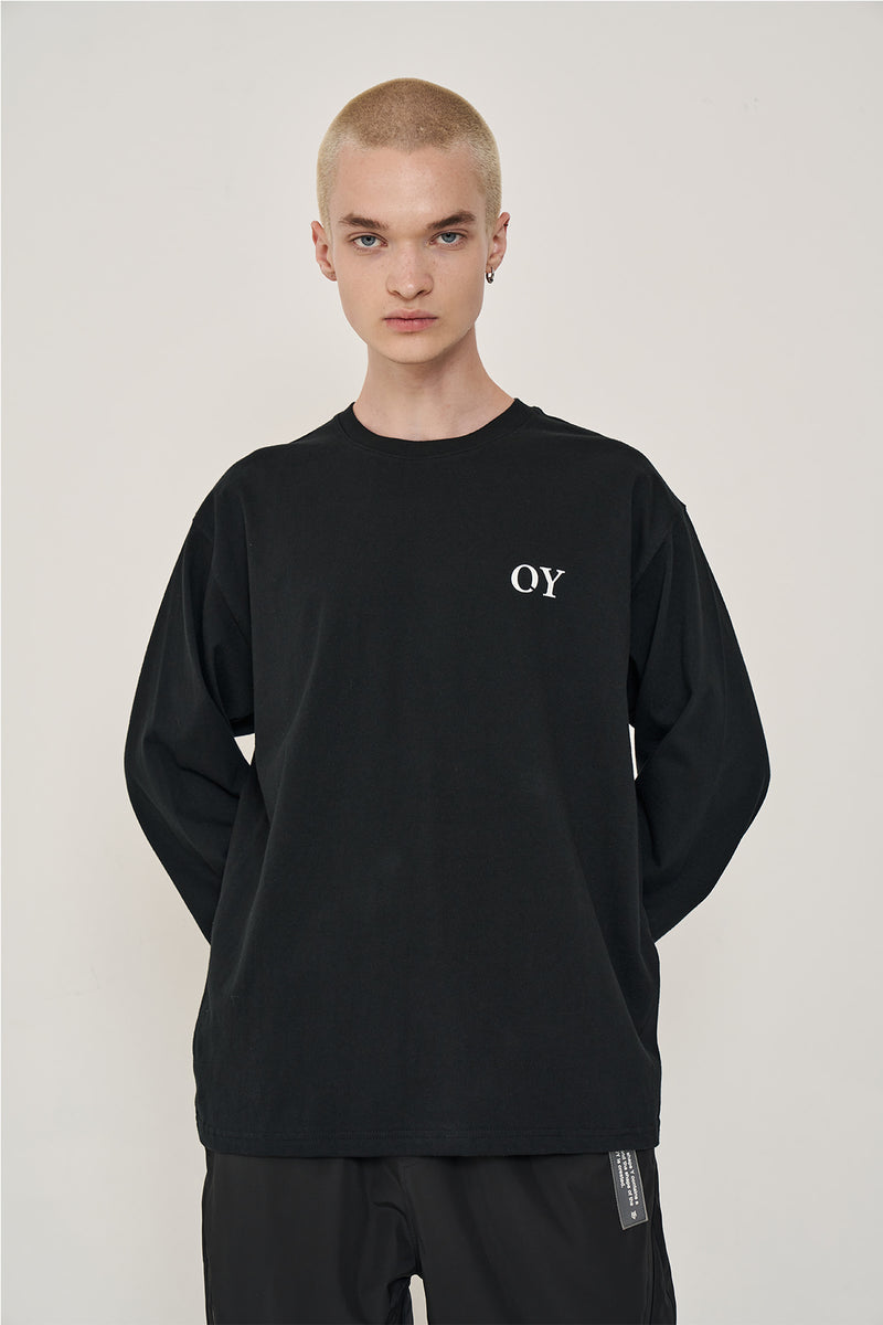 オーワイ(OY) THEME LOGO T-BLACK