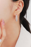 BLACKPURPLE (ブラックパープル) River Swar Ring Earrings
