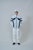 オーワイ(OY) ROUND LOGO JOGGER PANTS-WHITE