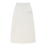 curetty (キュリティー)  C LONG SLIT JERSRY SKIRT_WHITE