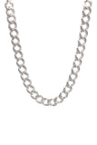 BLACKPURPLE (ブラックパープル) Vintage Cubic Chain Necklace (Silver/Gold)