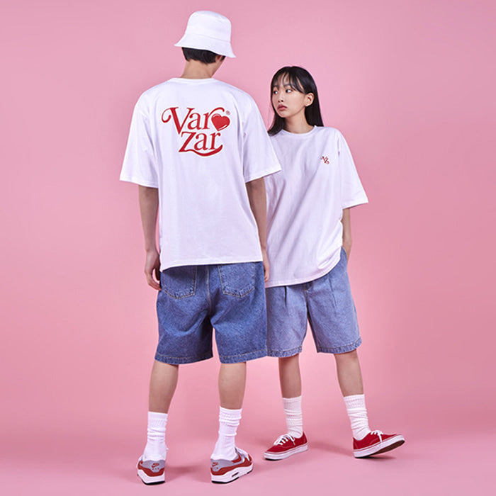 VARZAR(バザール) One Tuck Washing Denim Half Pants (2color)