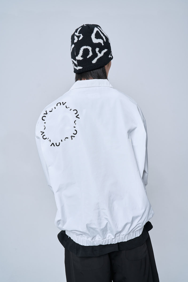 オーワイ(OY) ZIPPER POLA ANORAK-WHITE
