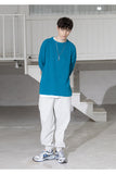 メスノウン(MASSNOUN) CROSS ADD LAMSWOOL OVERSIZED KNIT MSZNT001-BL