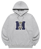 mahagrid (マハグリッド) JIMMY M LOGO HOODIE [GREY]